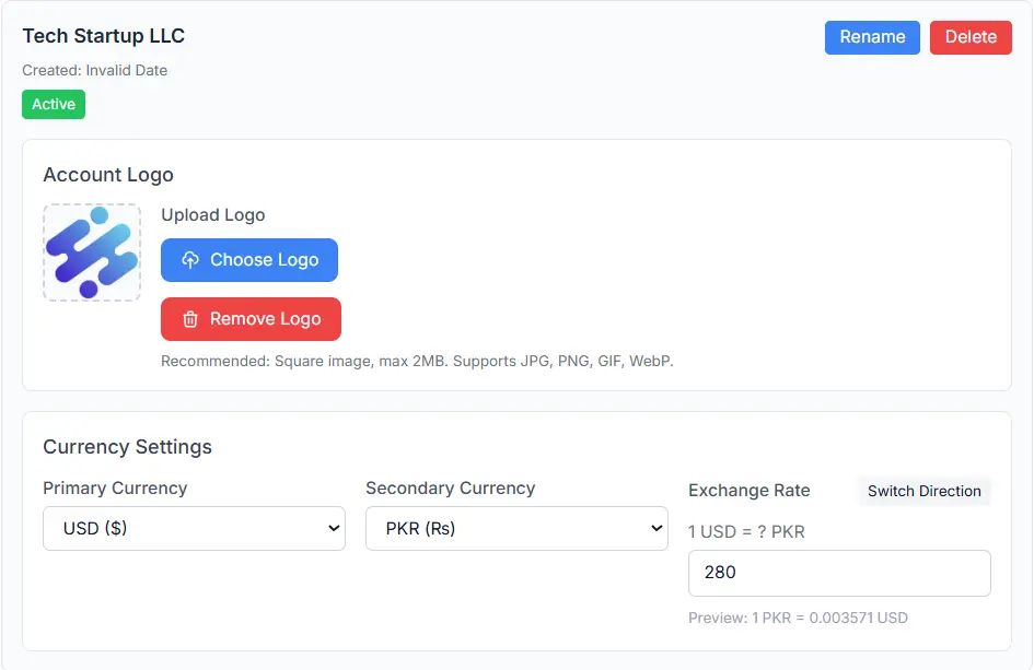 personal finance tracker