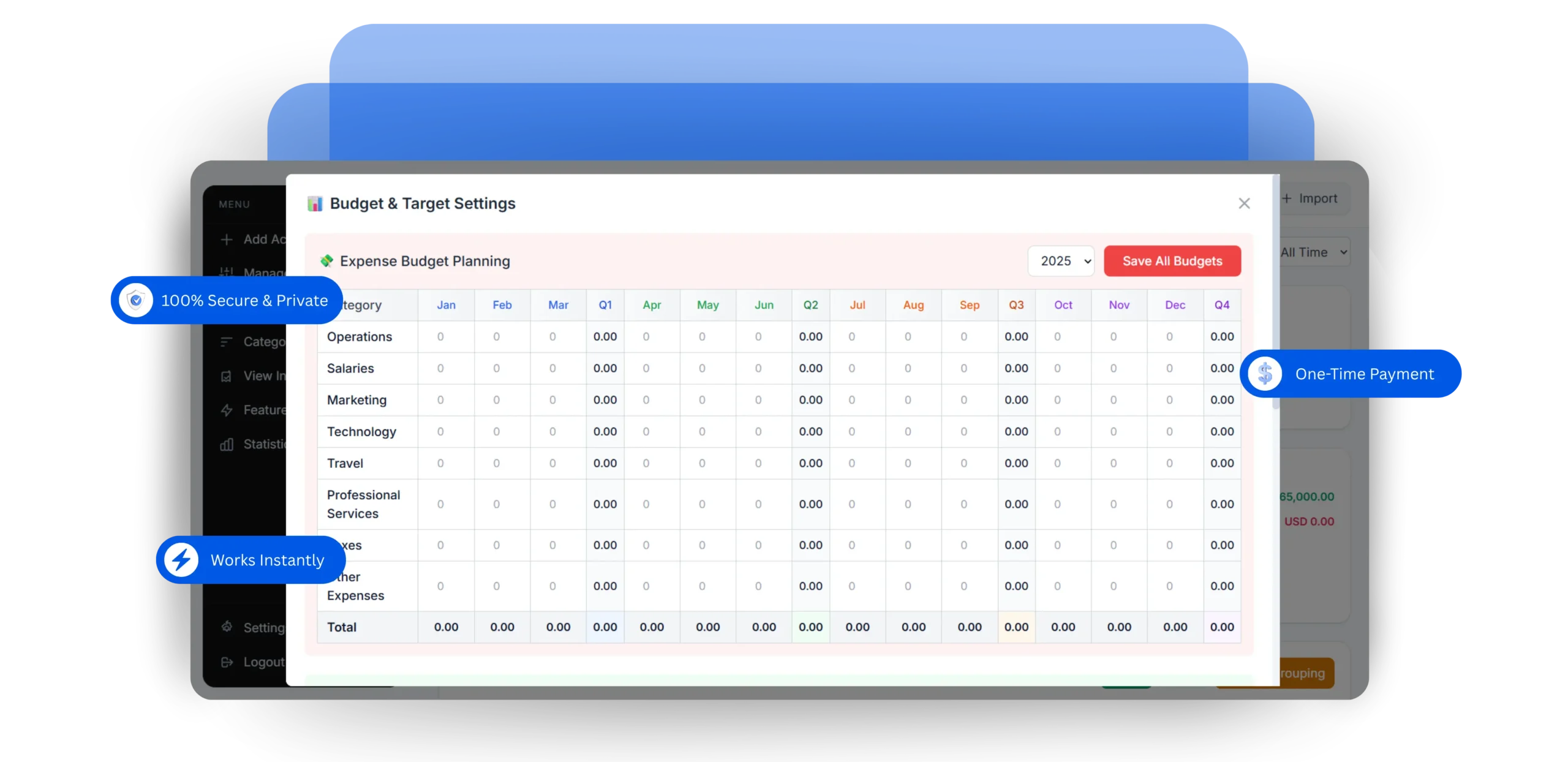 personal finance tracker